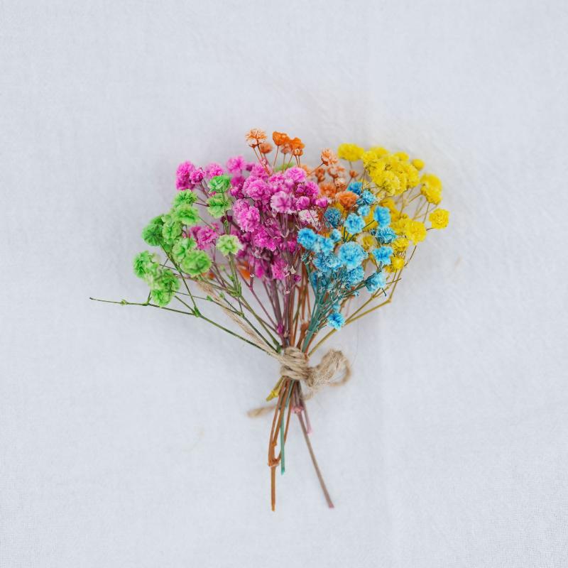 Wedding Supply Rentals - Mini-Bouquet mit natürlichen Trockenblumen, 1 Stück,