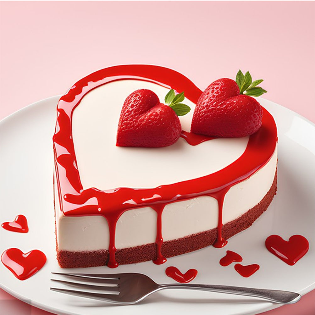 4 Stück Herzförmige Schaumstof – Wedding Cake Supply Bewertung und Preis