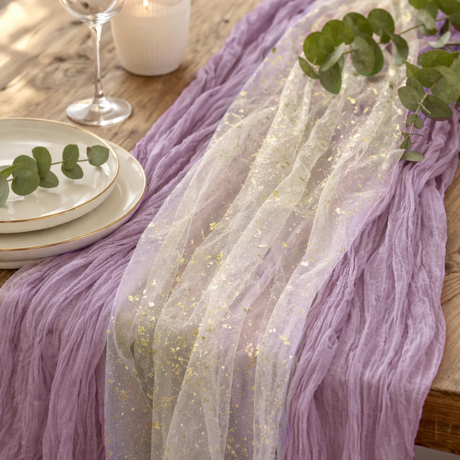 2er-Pack Käsetuch-Tischläufer  – Wedding Supply Rentals Bewertung und Preis