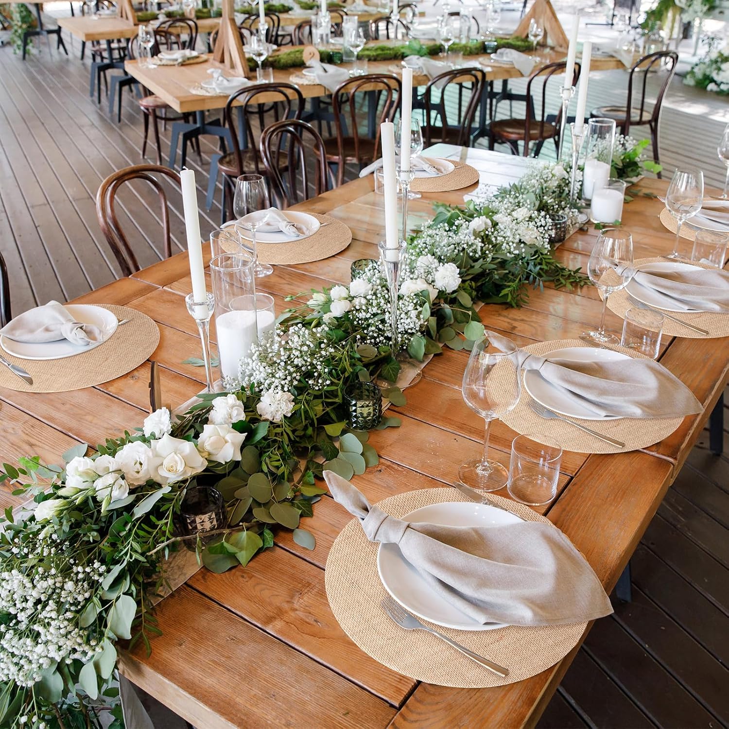 20–60 Stück runde Tischsets au – Wedding Supply Rentals Bewertung und Preis